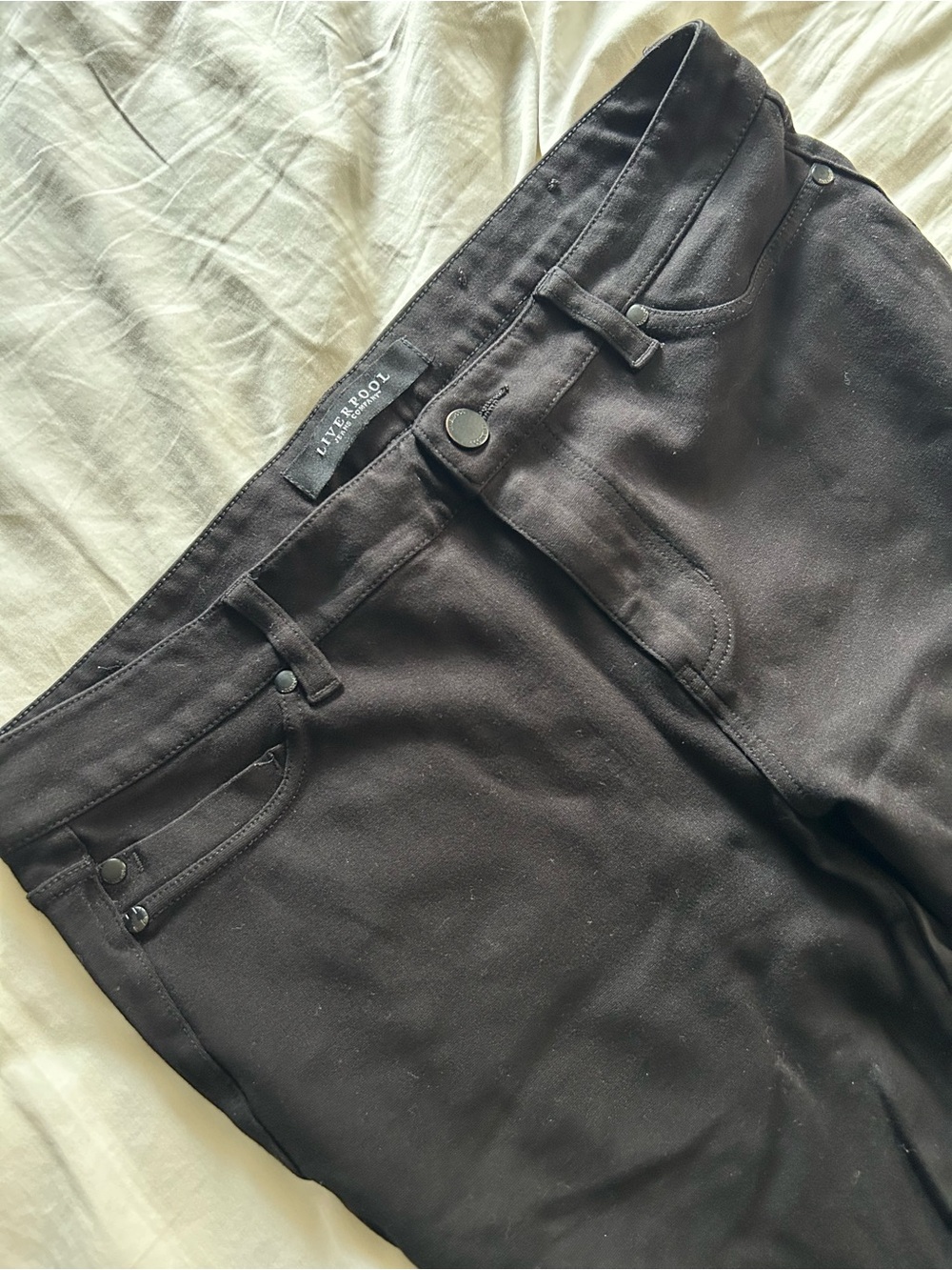 Liverpool Black Skinny Pants (stretch)